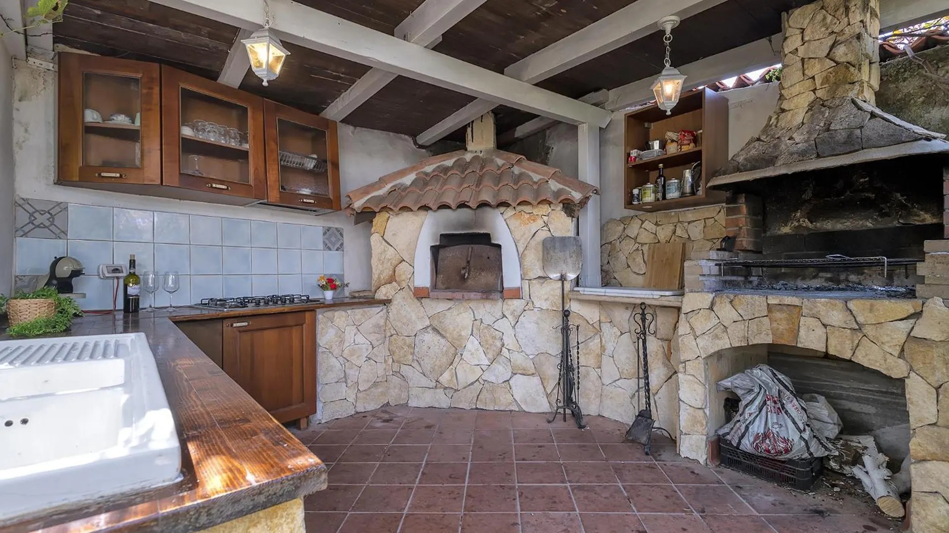 Restored Historic Mansion Paterno With Exclusive Pool, Wifi And Ac For 20 People Alghero 0*,
